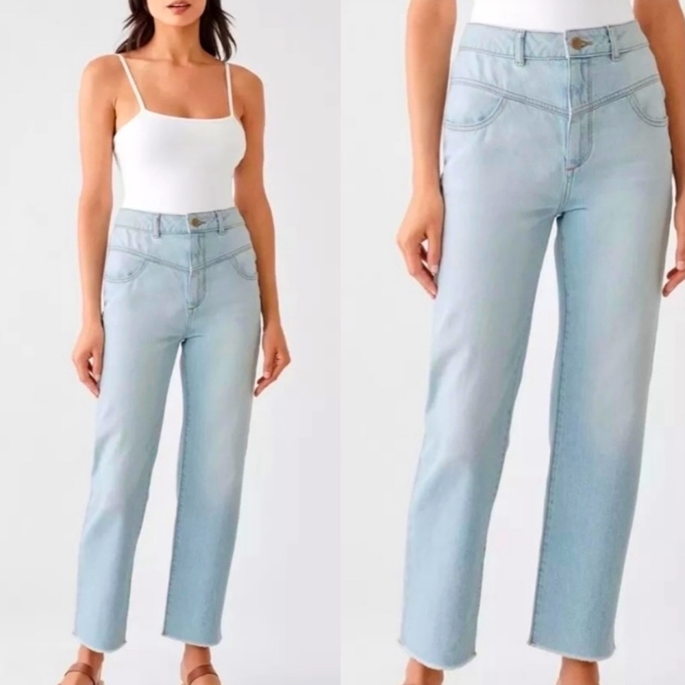 DL1961 Jerry High Rise Straight Jeans Size 30